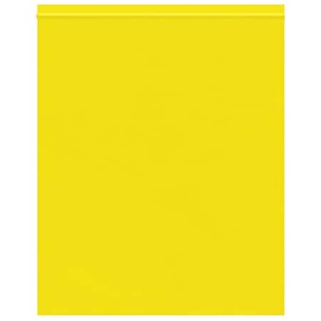 Bsc Preferred 10 x 12'' - 2 Mil Yellow Reclosable Poly Bags, 1000PK BUY03998027